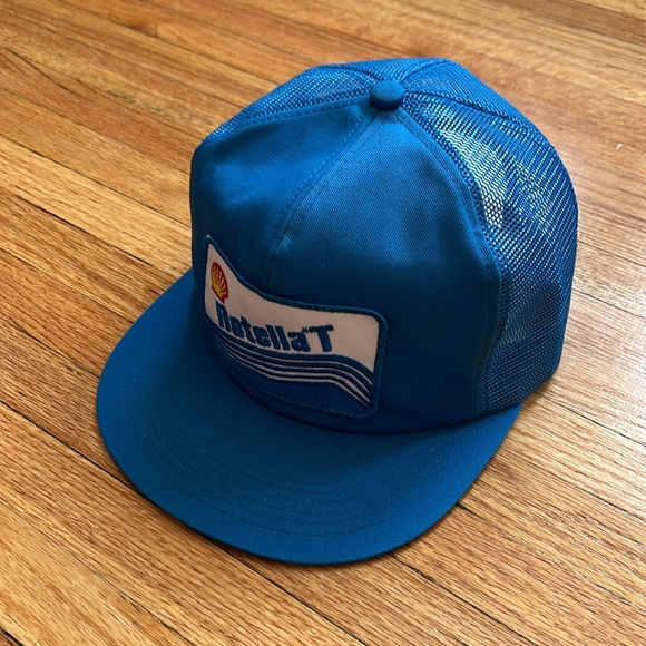 Vintage Shell Gas Rotella T Snapback / 80s / 90s / Trucker Style - Picture 2 of 7